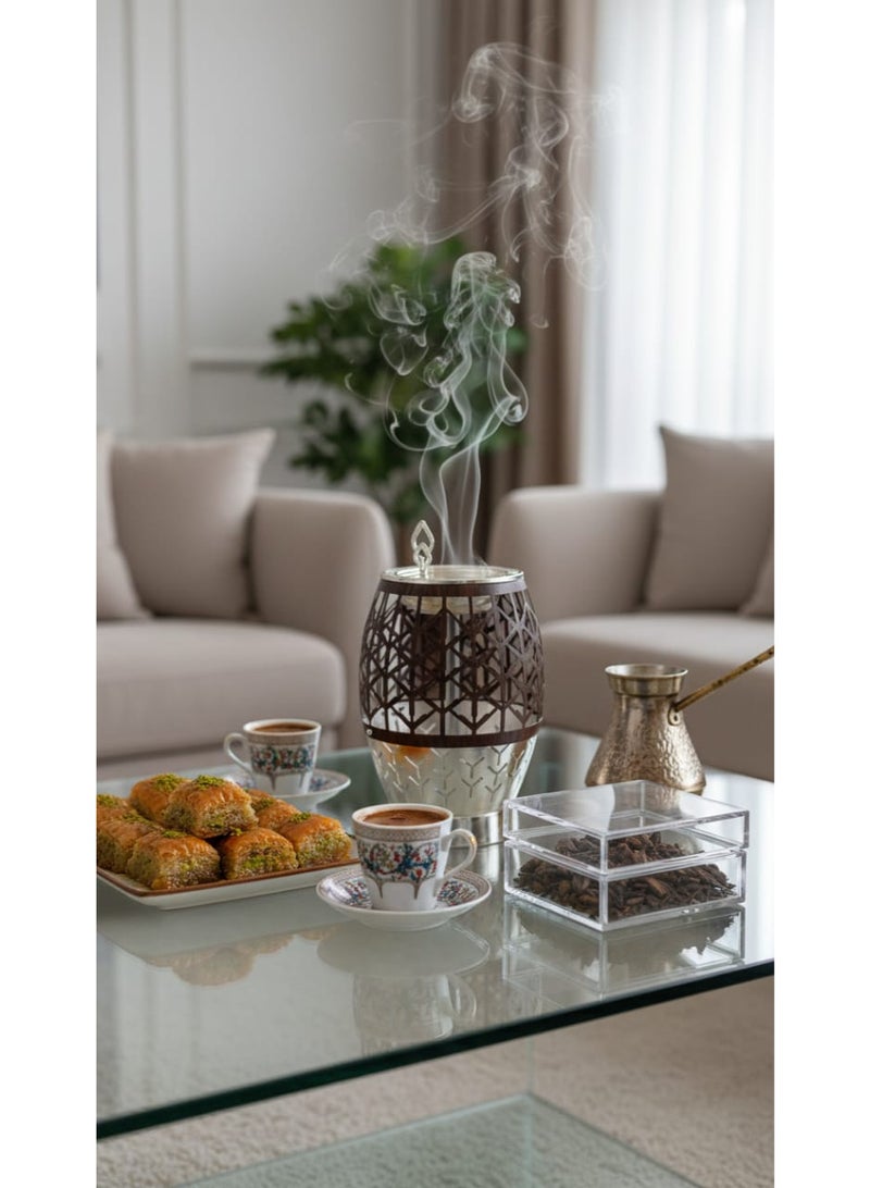 مبخرة فاخرة بتصميم أنيق لتعطير المكان - Image 5